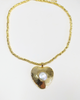 Miz Casa & Co Elaris Heart Necklace Clear Quartz