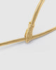 Miz Casa & Co Snake Chain Belt Gold