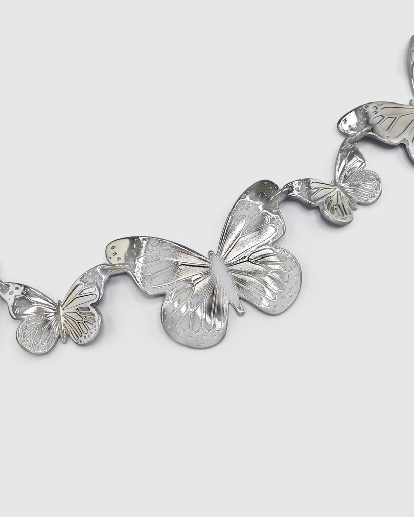 Miz Casa & Co Butterfly Belt Silver