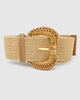Miz Casa & Co Rattan Plain Woven Belt