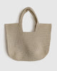 Miz Casa & Co Safira Woven Tote Bag Cream