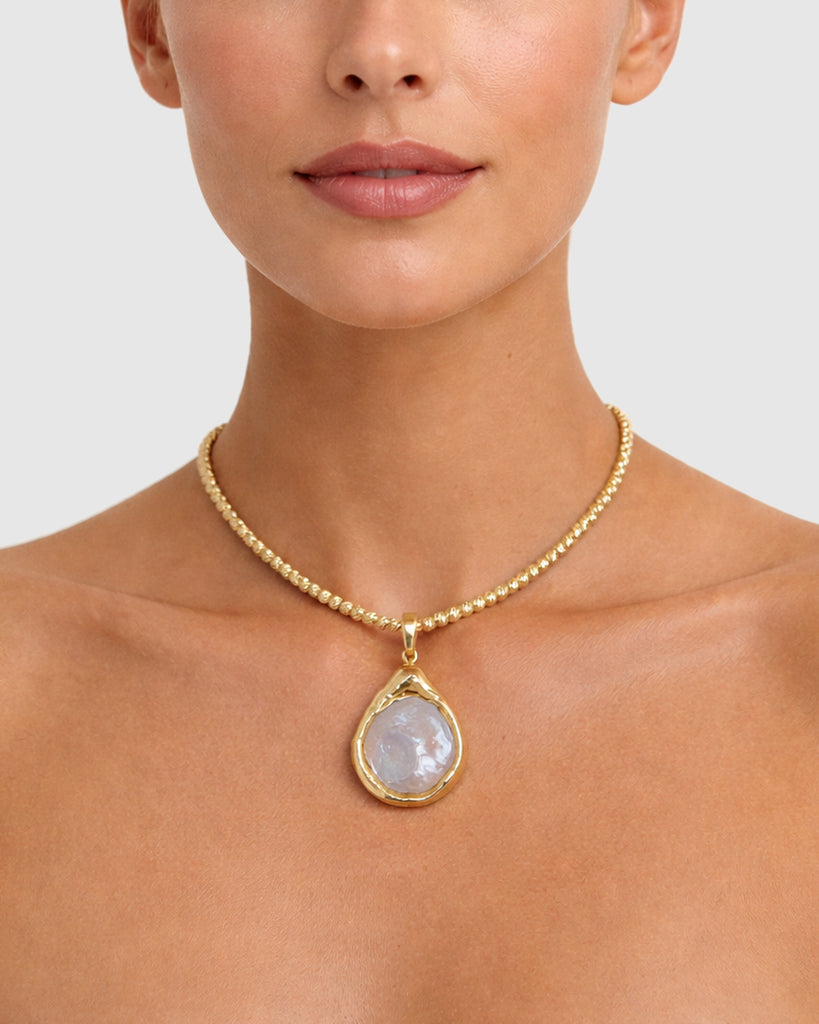 Miz Casa & Co Ambra Pearl Necklace