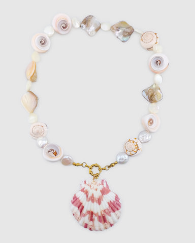 Miz Casa & Co Ophelia Earrings in Smokey Quartz Pearl