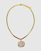 Miz Casa & Co Azurine Necklace Rose Quartz
