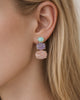 Miz Casa & Co Cleo Gemstone Studs Earrings Multi