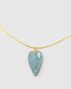 Miz Casa & Co Priya Heart Necklace Jade
