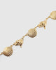 Miz Casa & Co Mixed Shell Chain Belt Gold