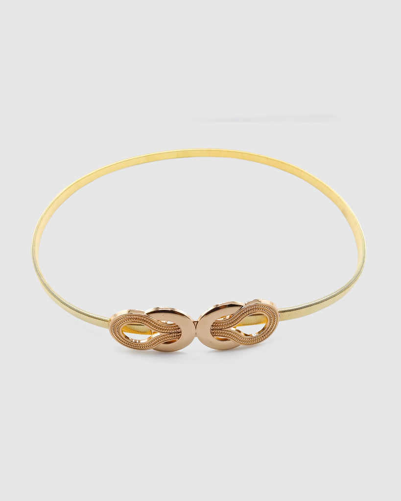 Miz Casa & Co Infinity Circle Belt Gold