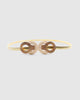 Miz Casa & Co Infinity Circle Belt Gold