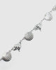Miz Casa & Co Mixed Shell Chain Belt Silver