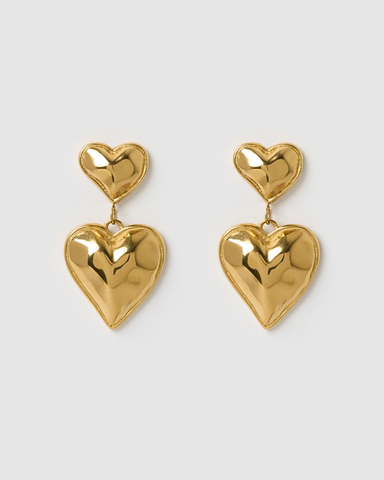 Miz Casa & Co Celeste Earrings Amethyst Gold