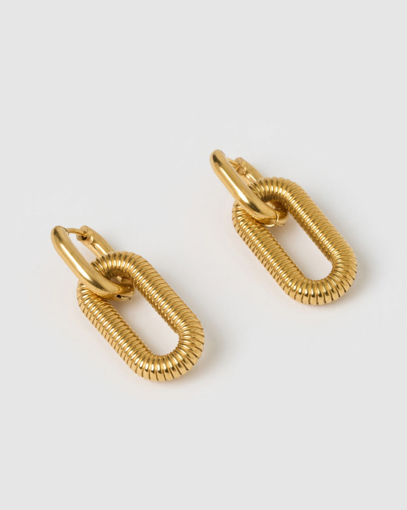 Miz Casa & Co Rosie Link Drop Earrings