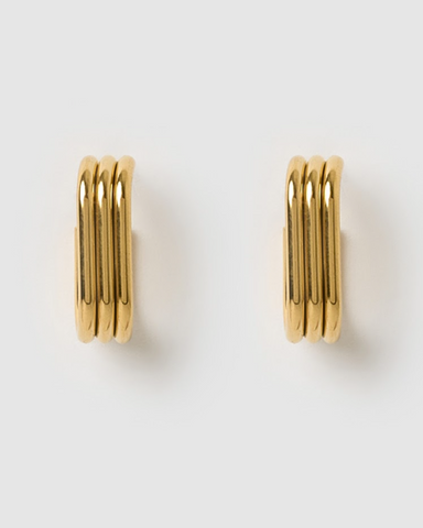 Miz Casa & Co Astrid Earrings Natural Clear Quartz