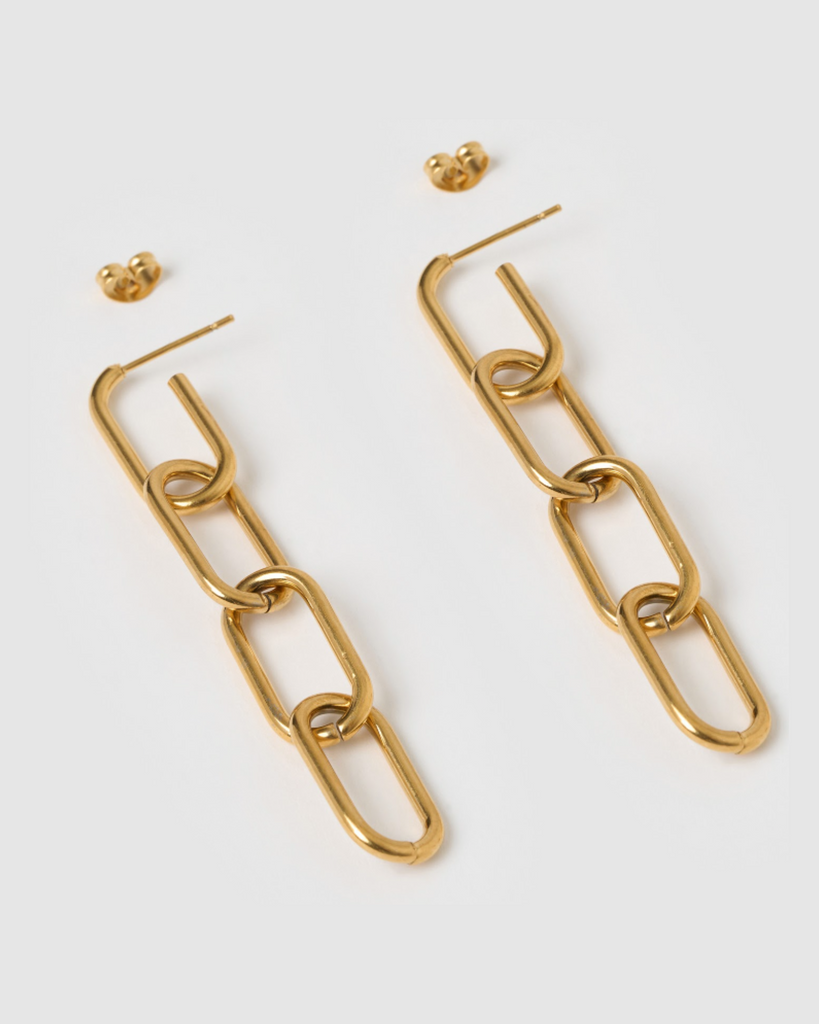 Miz Casa & Co Kinley Link Drop Earrings