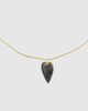 Miz Casa & Co Priya Heart Necklace Rainbow Fluroite