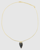 Miz Casa & Co Priya Heart Necklace Rainbow Fluroite