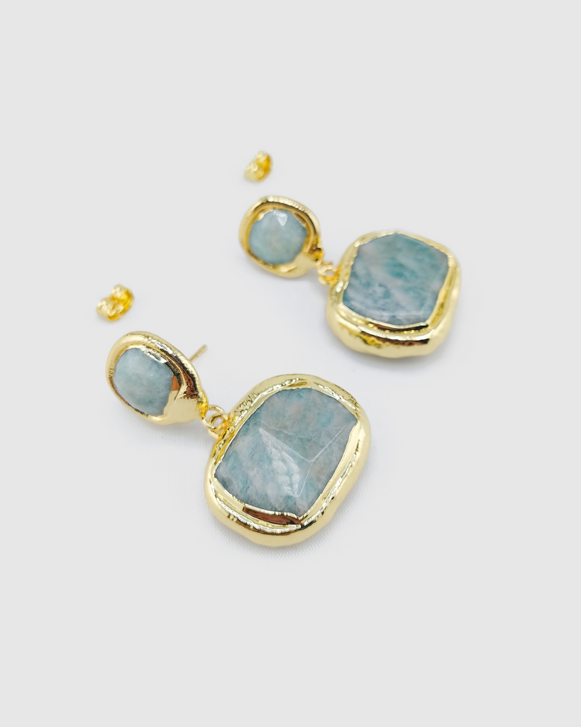 Miz Casa & Co Meira Earrings in Jade
