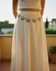 Miz Casa & Co Clamshell Chain Belt Silver