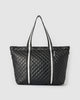 Miz Casa & Co Raven Tote Bag Black & White