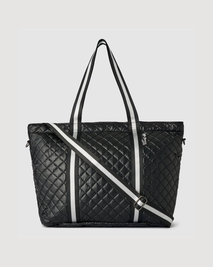 Miz Casa & Co Raven Tote Bag Black & White