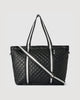 Miz Casa & Co Raven Tote Bag Black & White