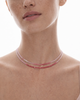 Miz Casa & Co Crystal Beaded Necklace Stack Pink Multi