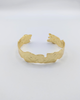Miz Casa & Co Isolde Cuff Gold Pink druzy quartz