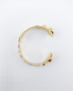 Miz Casa & Co Isolde Cuff Gold Pink druzy quartz