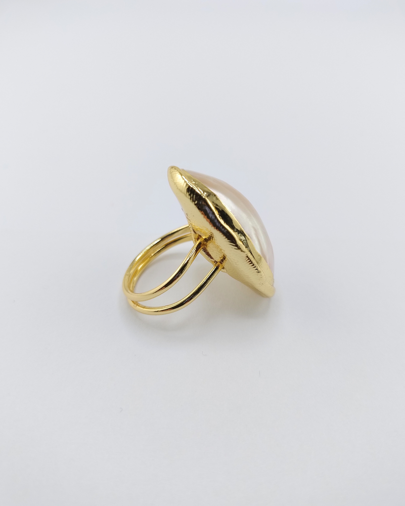 Miz Casa & Co Livvy Ring Gold Pearl