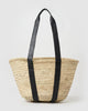 Miz Casa & Co Madison French Basket Bag Black