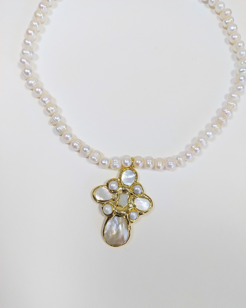 Miz Casa & Co Ondina Pearl Necklace