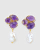 Miz Casa & Co Ophelia Earrings in Amethyst Pearl