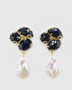 Miz Casa & Co Ophelia Earrings in Black Pearl
