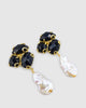 Miz Casa & Co Ophelia Earrings in Black Pearl