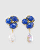 Miz Casa & Co Ophelia Earrings in Blue Lapis Pearl