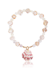 Miz Casa & Co Sereia Shell Necklace White/Pink