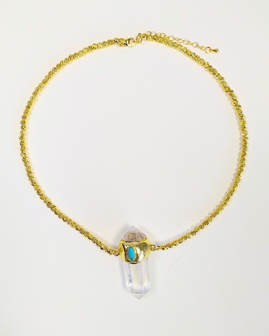 Miz Casa & Co Flora Necklace White