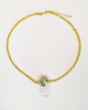 Miz Casa & Co Soraya Necklace Clear Quartz