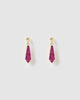 Miz Casa & Co Stella Earring Purple Druzy