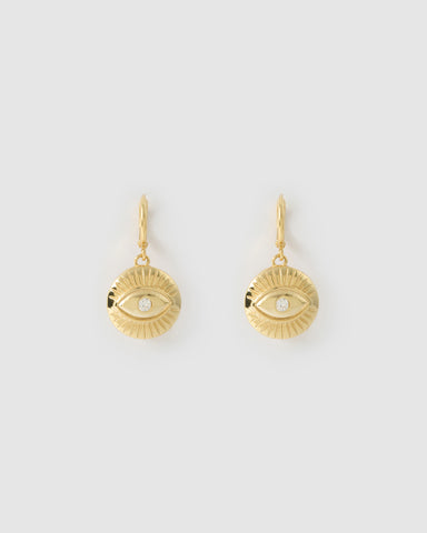 Miz Casa & Co Strike Evil Eye Choker Pearl