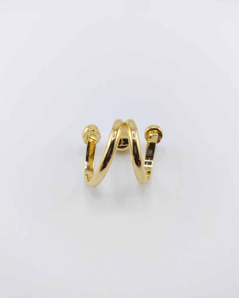 Miz Casa & Co Yasmin Ring Gold Pearl