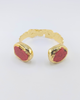 Miz Casa & Co Zemira Cuff Gold Red