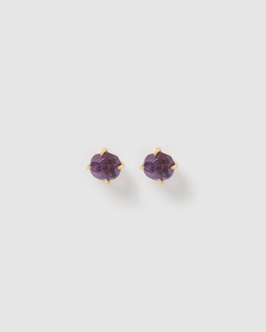 Miz Casa & Co Rose Earring Labrodite Gold