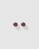 Miz Casa & Co Ingrid Stud Earrings Amethyst