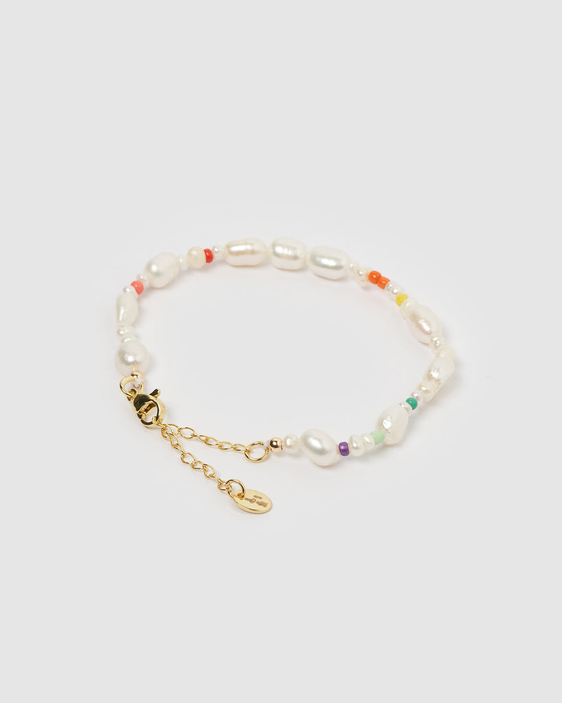 Miz Casa & Co Aliah Bracelet Pearl multi