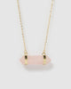 Miz Casa & Co April Necklace Rose Quartz
