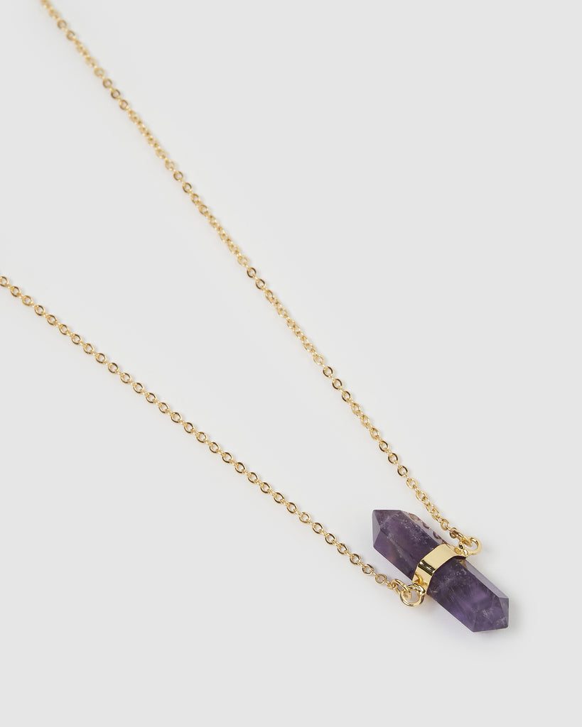 Miz Casa & Co Quinn Necklace Amethyst