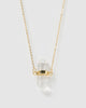 Miz Casa & Co Quinn Necklace Clear Quartz