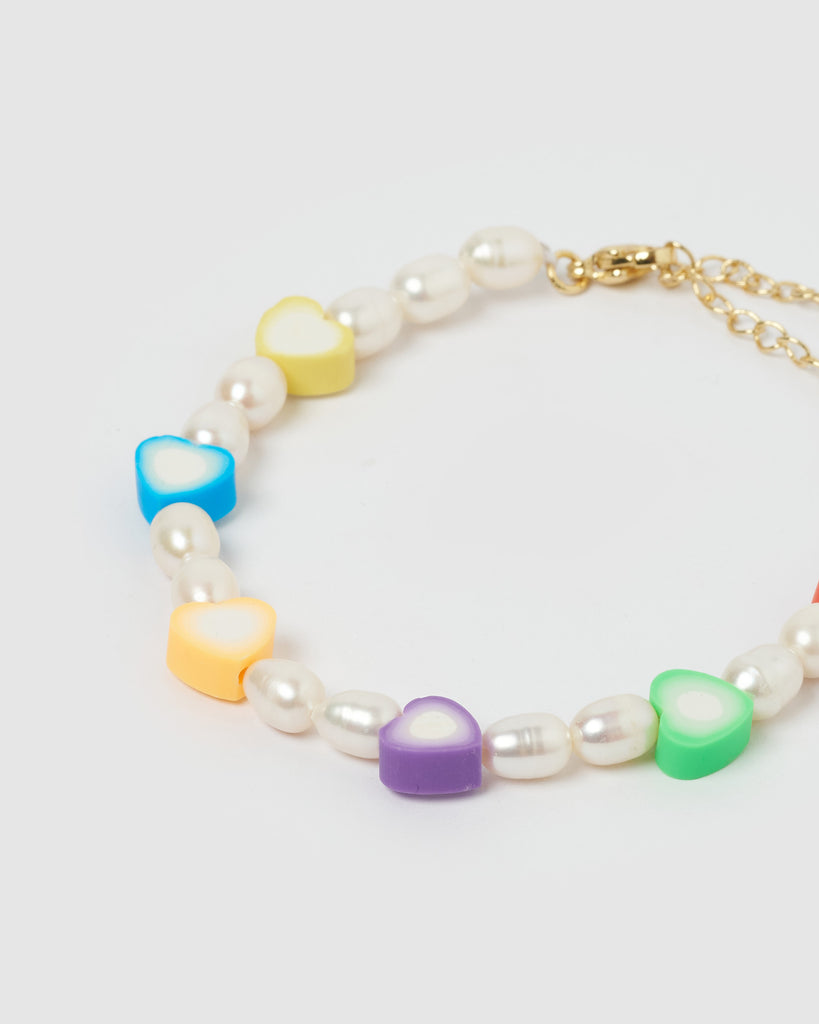 Miz Casa & Co Azalea Bracelet Pearl Multi