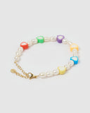 Miz Casa & Co Azalea Bracelet Pearl Multi